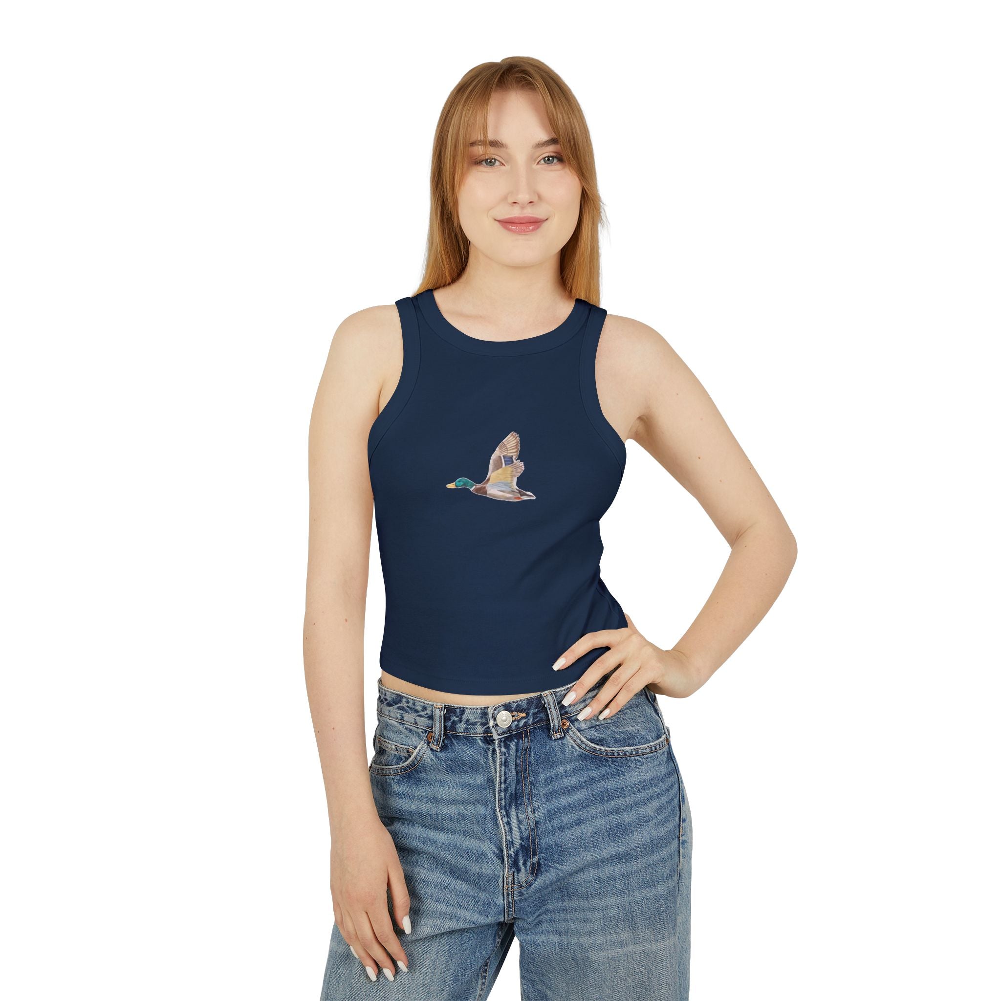 Women's Micro Rib Racer Tank Top